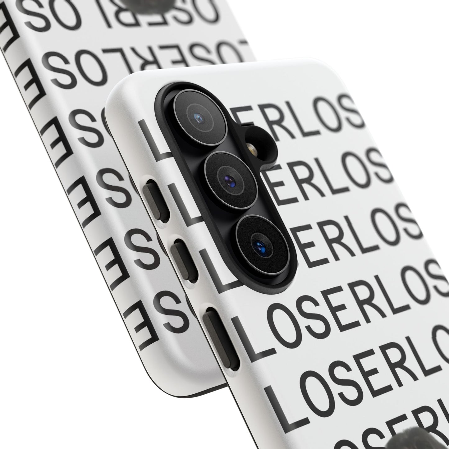 Loser Repeat Pattern Phone Case — Meme Photo Protective Case